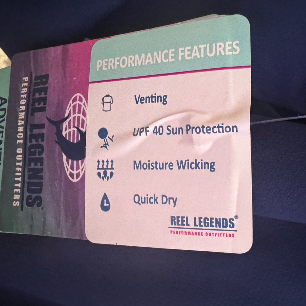 Reel Legends Plus Solid Oversized Mariner Long Sl… - image 4